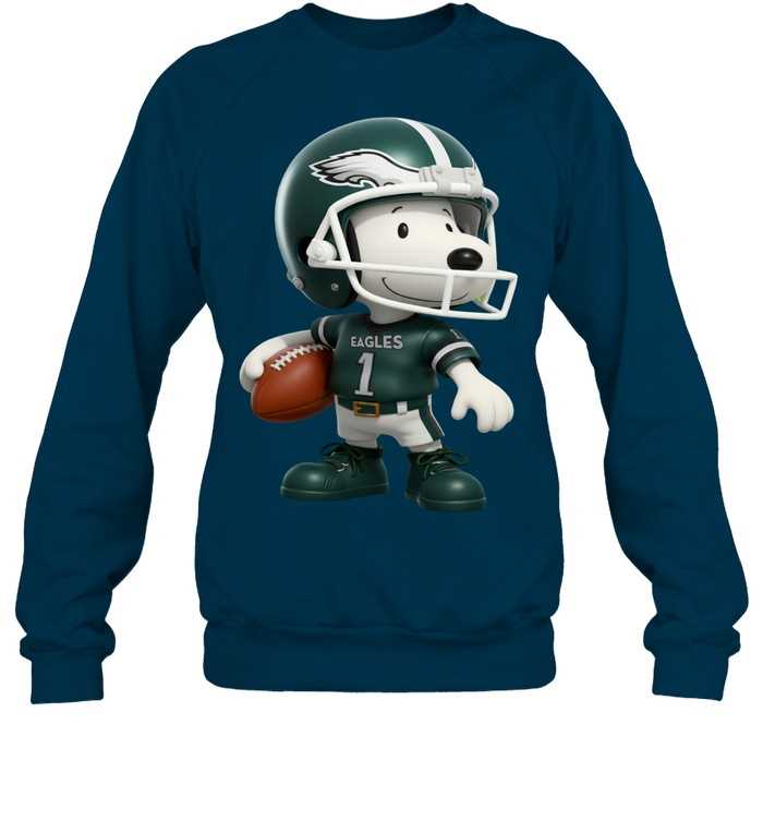Philadelphia Eagles Snoopy Football Sweatshirt Philadelphia Eagles Snoopy Football Sweatshirt
