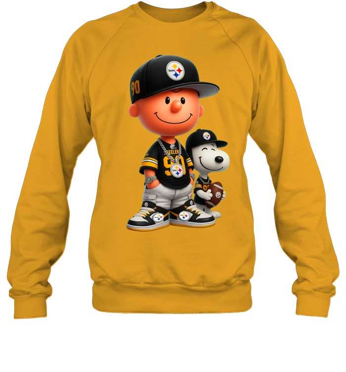 Pittsburgh Steelers Charlie Brown And Snoopy Shirt Pittsburgh Steelers Charlie Brown And Snoopy Shirt