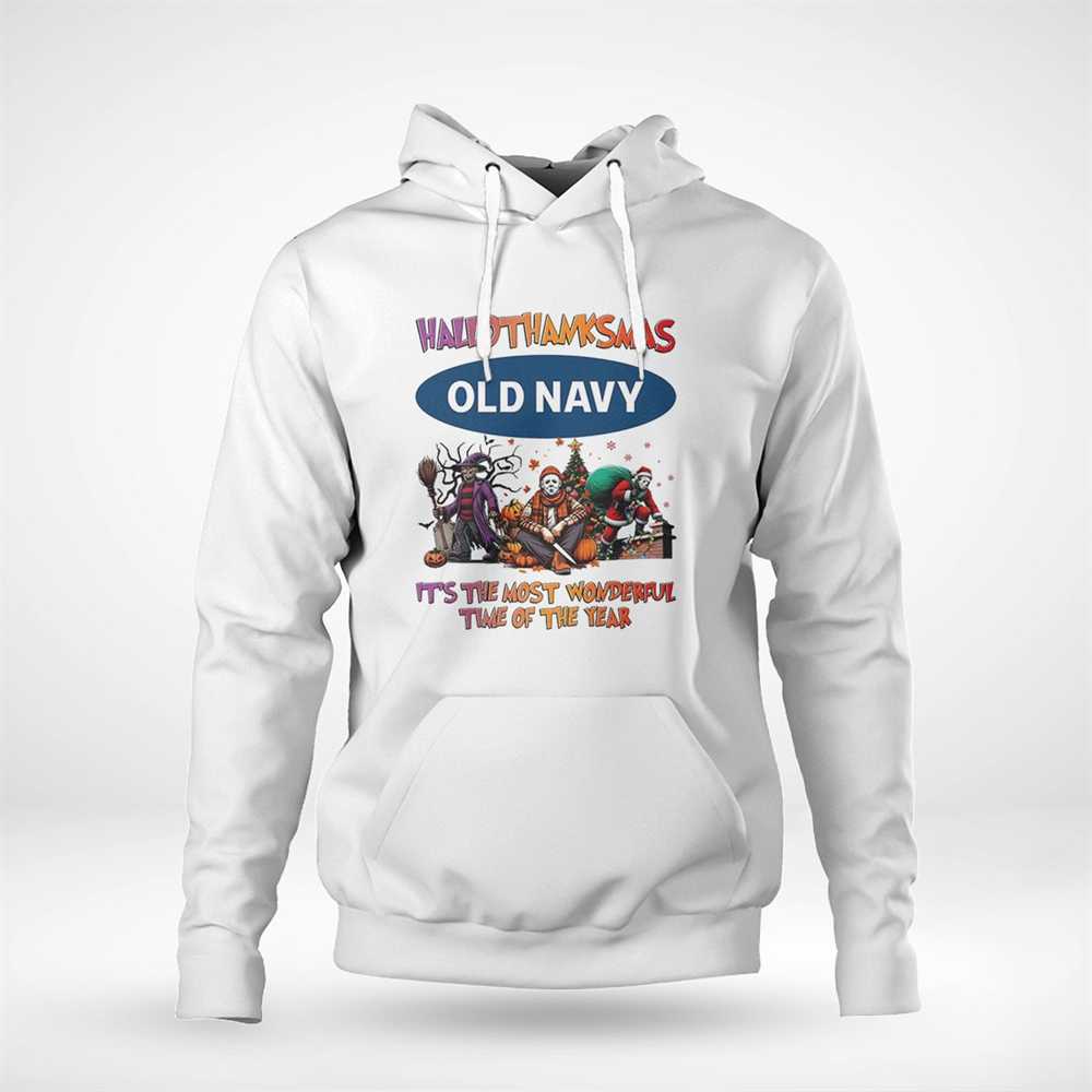 Hallothanksmas Horror Crew Old Navy It’s The Most Wonderful Time Of The Year Tee Hallothanksmas Horror Crew Old Navy It’s The Most Wonderful Time Of The Year Tee