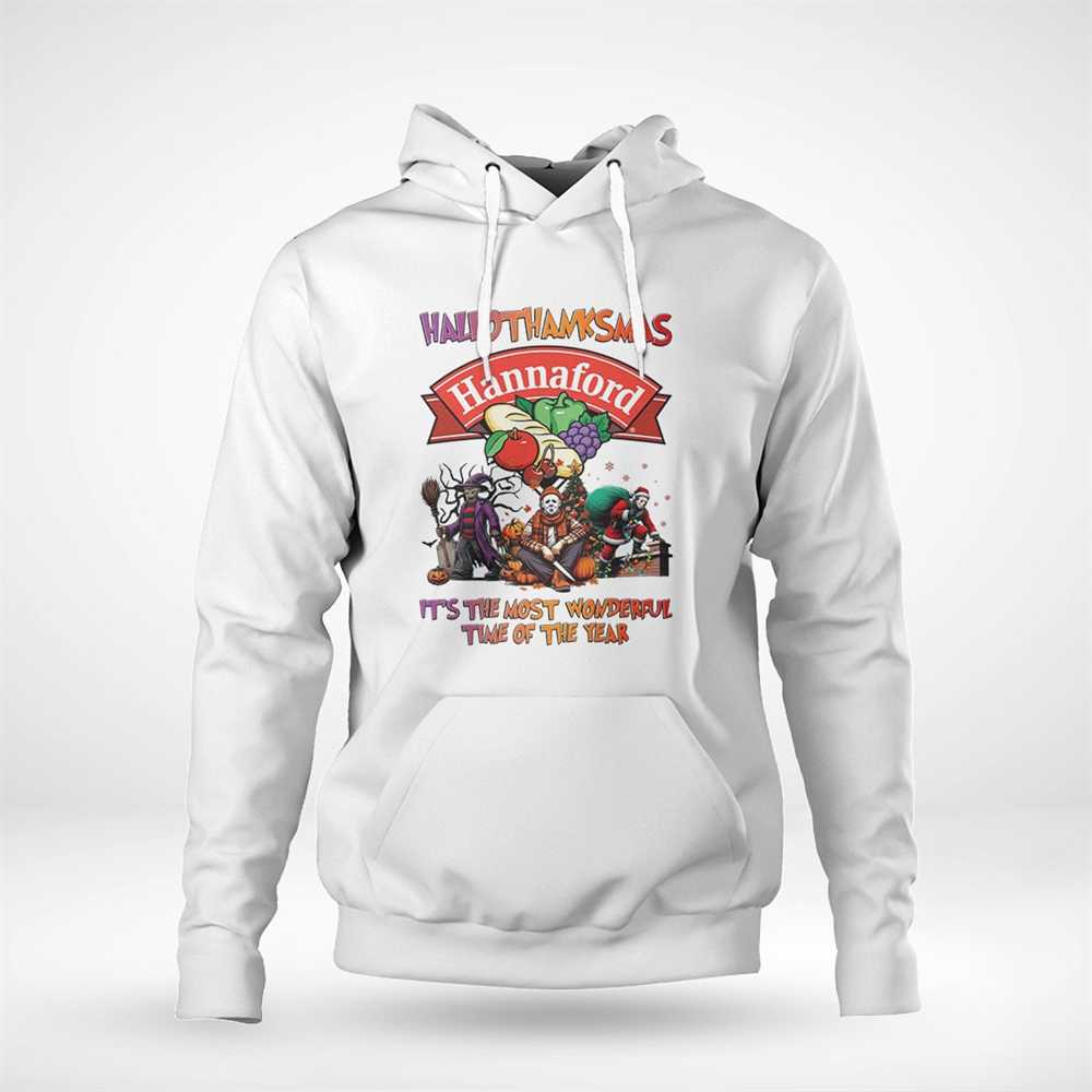 Hallowthanksmas Hannaford It’s The Most Wonderful Time Of The Year Shirt Hallowthanksmas Hannaford It’s The Most Wonderful Time Of The Year Shirt