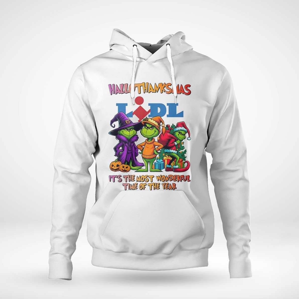 Lidl Hallothanksmas Grinch Trio Tee Lidl Hallothanksmas Grinch Trio Tee