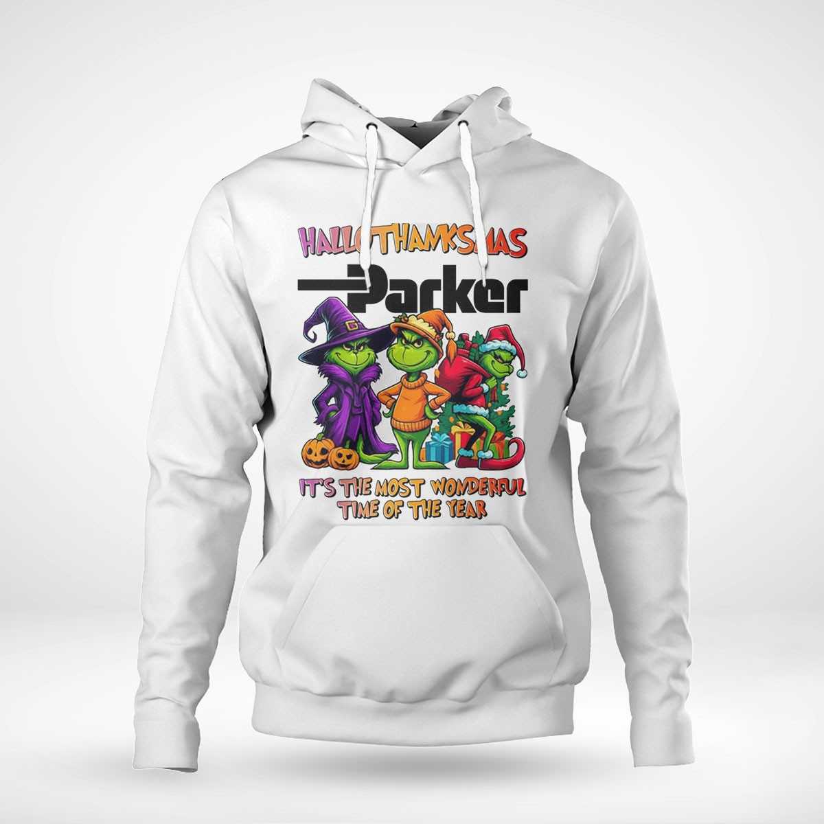 Parker Hallothanksmas Grinch Trio Tee Parker Hallothanksmas Grinch Trio Tee