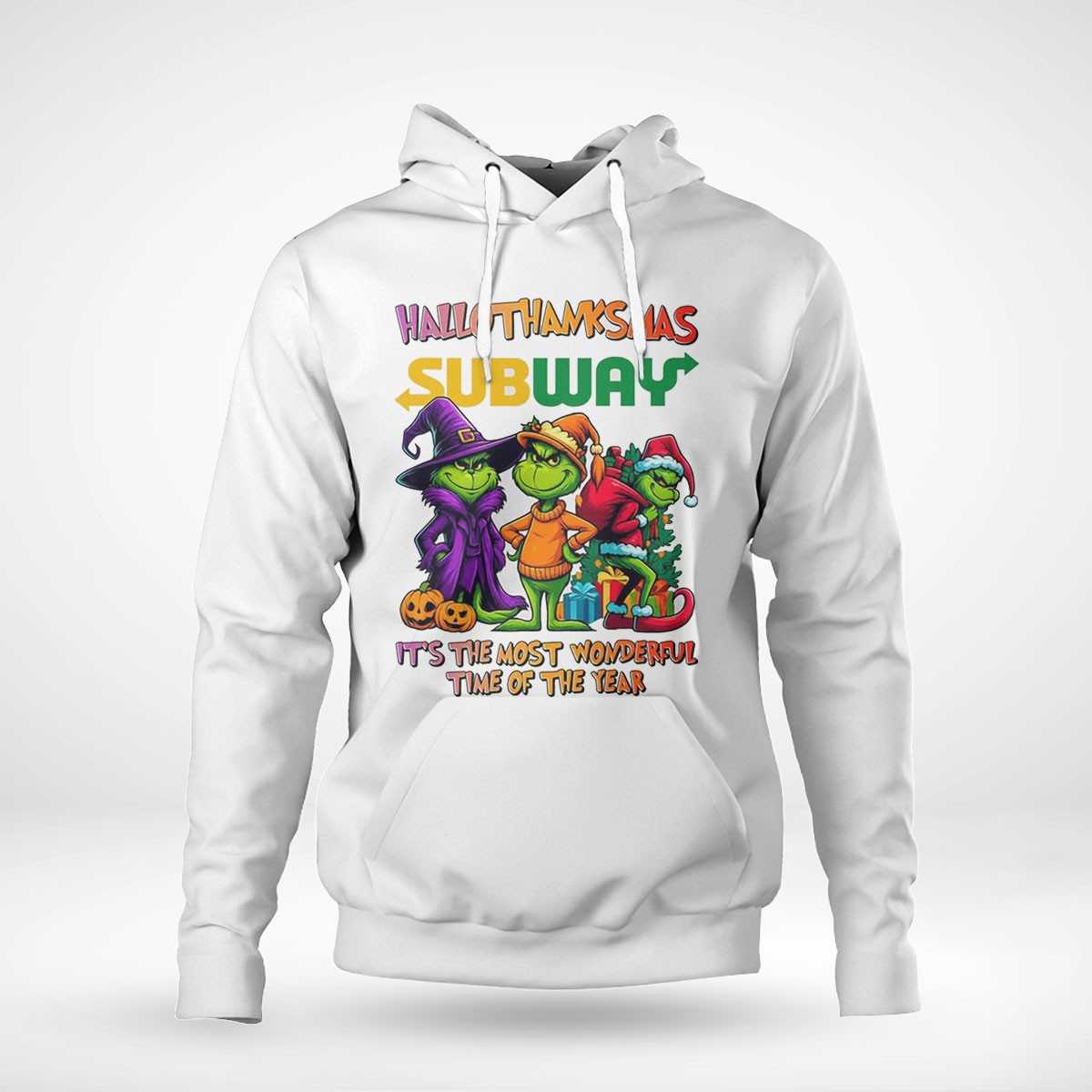 Subway Hallothanksmas Grinch Trio Tee Subway Hallothanksmas Grinch Trio Tee