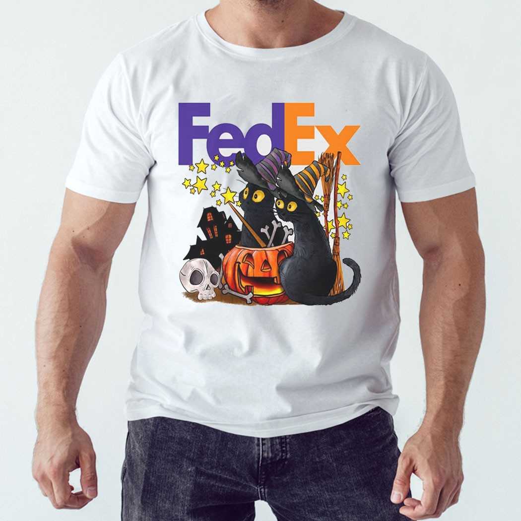 Fedex Halloween Black Cats Tee Fedex Halloween Black Cats Tee
