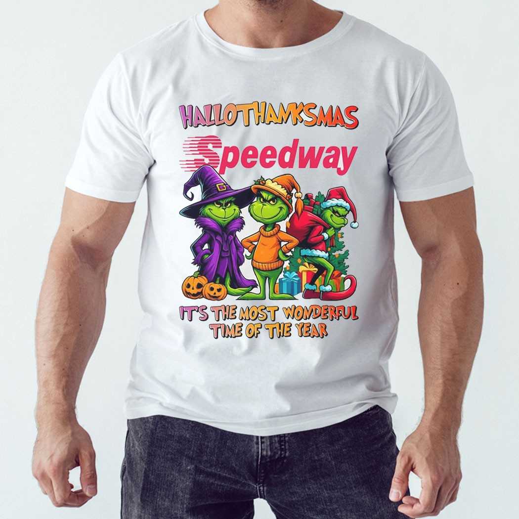 Speedway Hallothanksmas Grinch Trio Tee Speedway Hallothanksmas Grinch Trio Tee