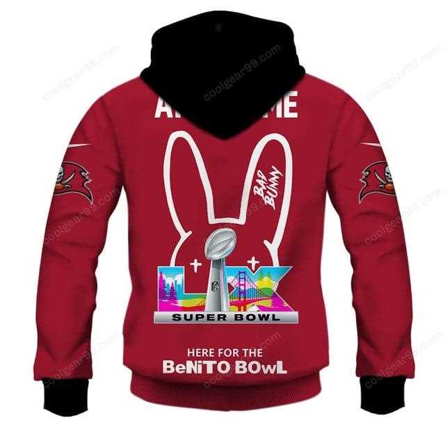 Tampa Bay Buccaneers X Bad Bunny Super Bowl Lx 2026 Hoodie