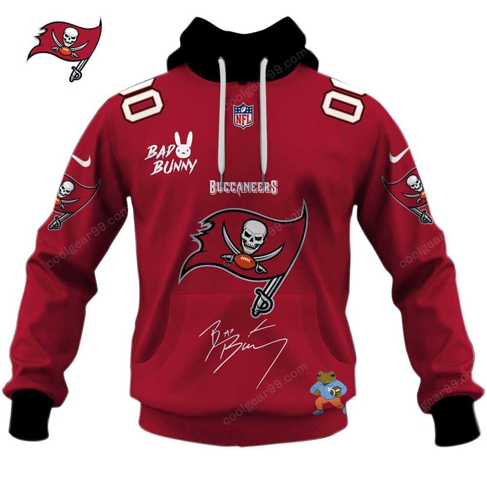 Tampa Bay Buccaneers X Bad Bunny Super Bowl Lx 2026 Hoodie Tampa Bay Buccaneers X Bad Bunny Super Bowl Lx 2026 Hoodie