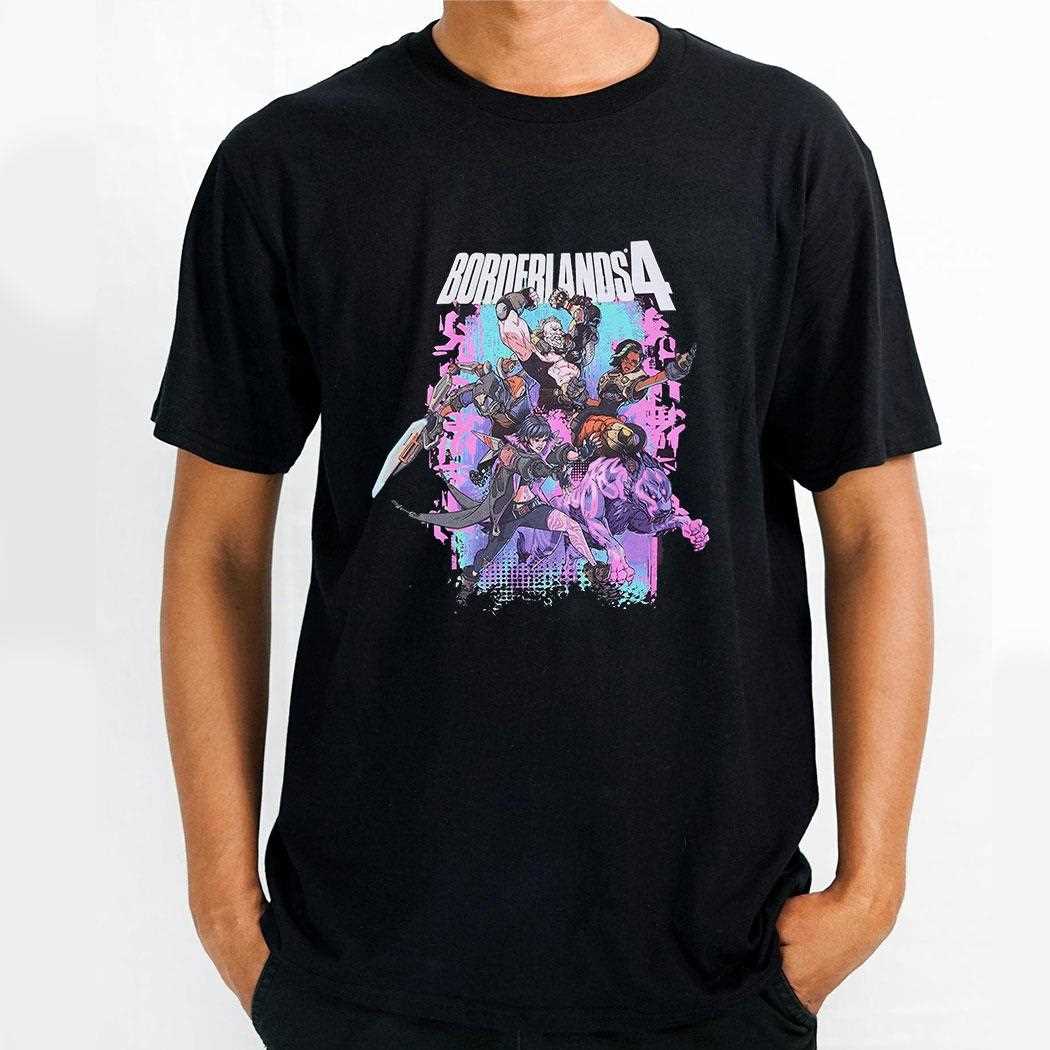 Borderlands 4 Characters T-shirt Borderlands 4 Characters T-shirt