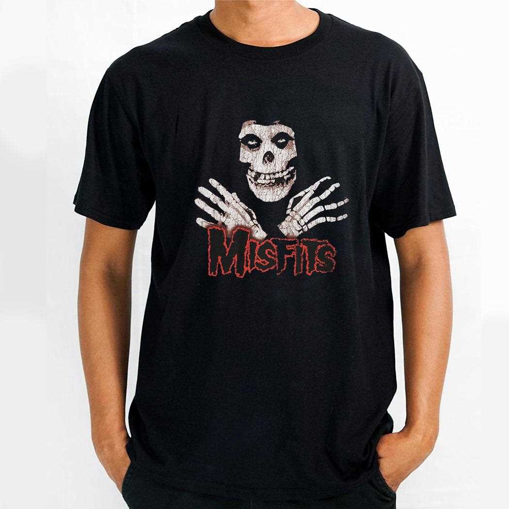 Misfits Fiend Skull Hands T-shirt