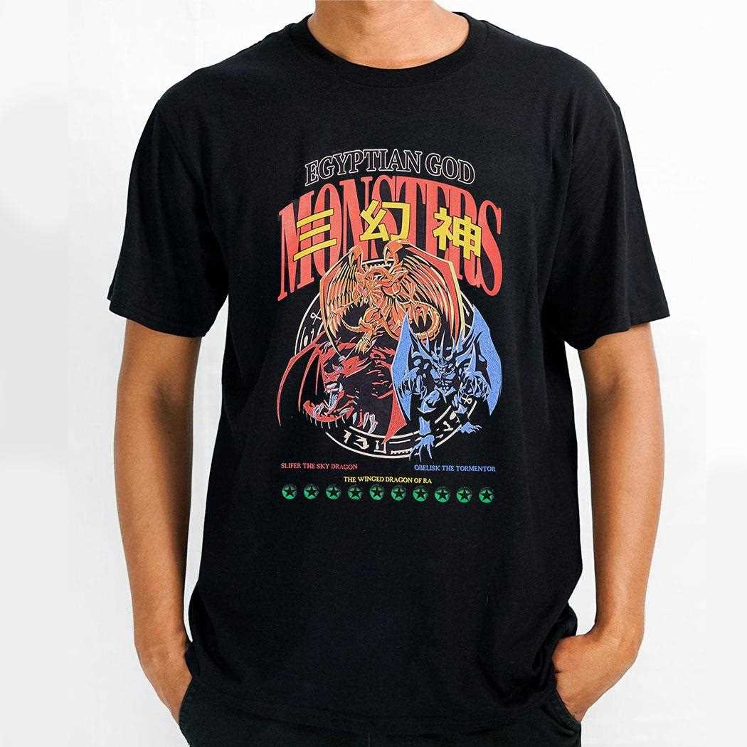 Yu-gi-oh Egyptian God Monsters T-shirt