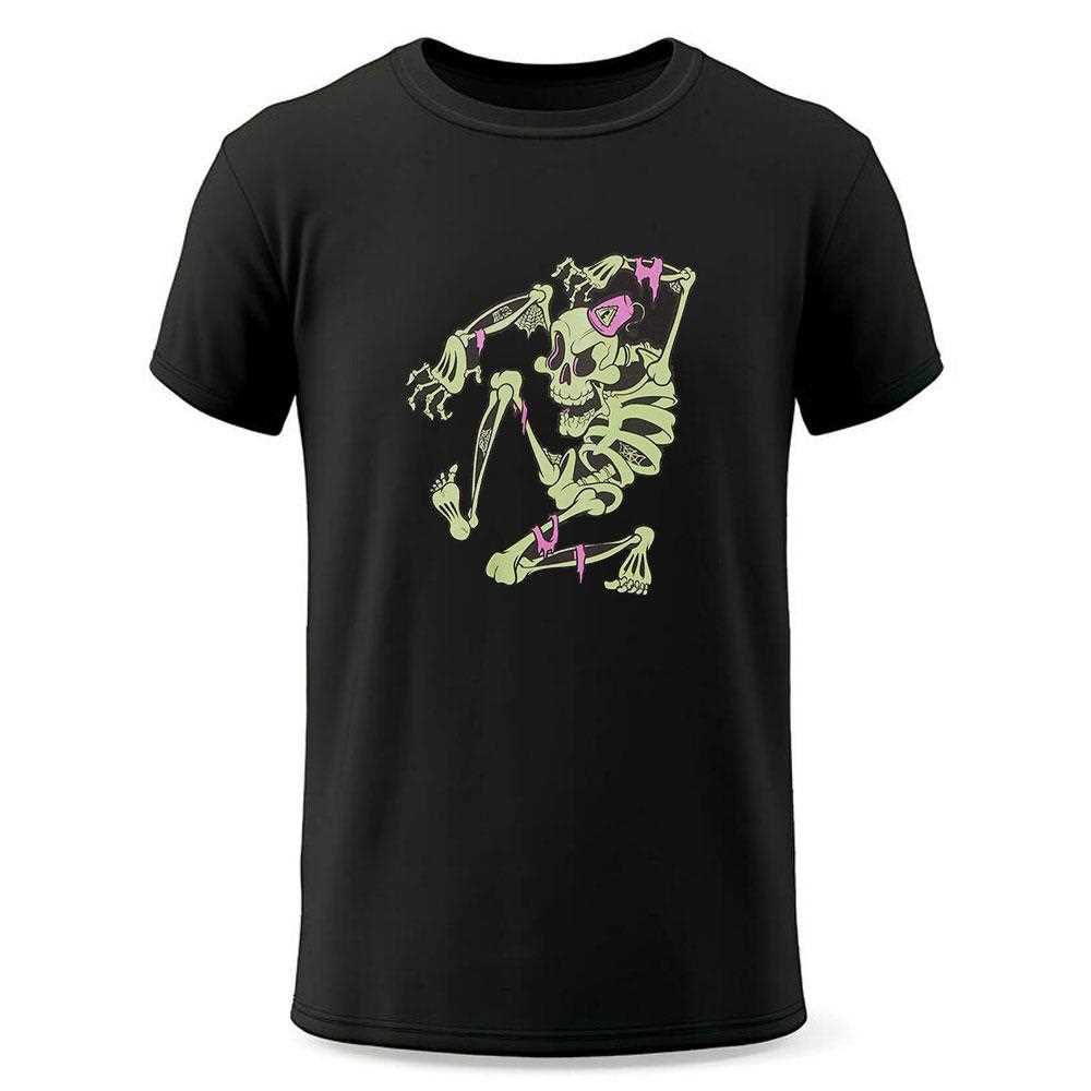Neon Skeleton Good Vibes Only T-shirt