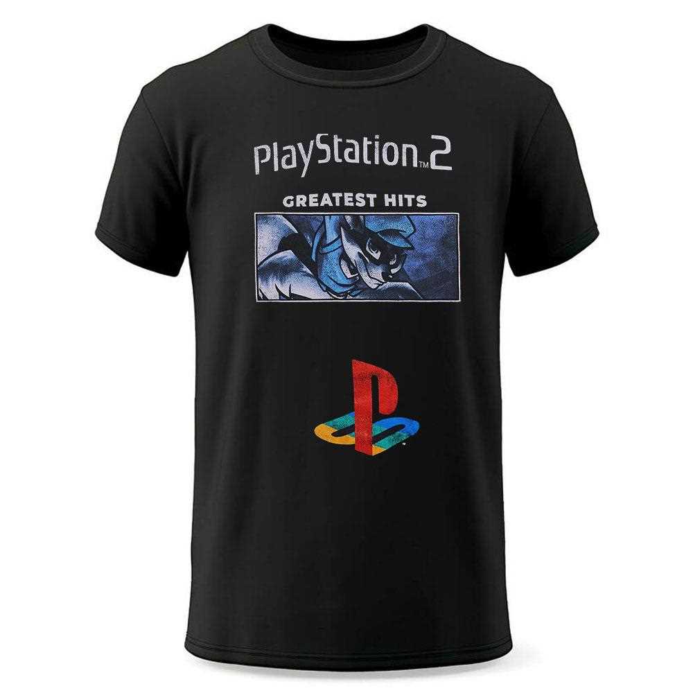 Sly Cooper Playstation 2 Greatest Hits T-shirt Sly Cooper Playstation 2 Greatest Hits T-shirt