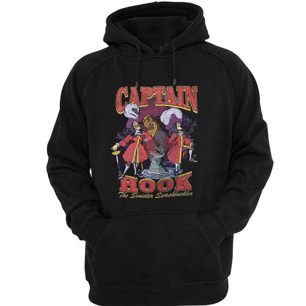 Disney Peter Pan Captain Hook Collage T-shirt Disney Peter Pan Captain Hook Collage T-shirt