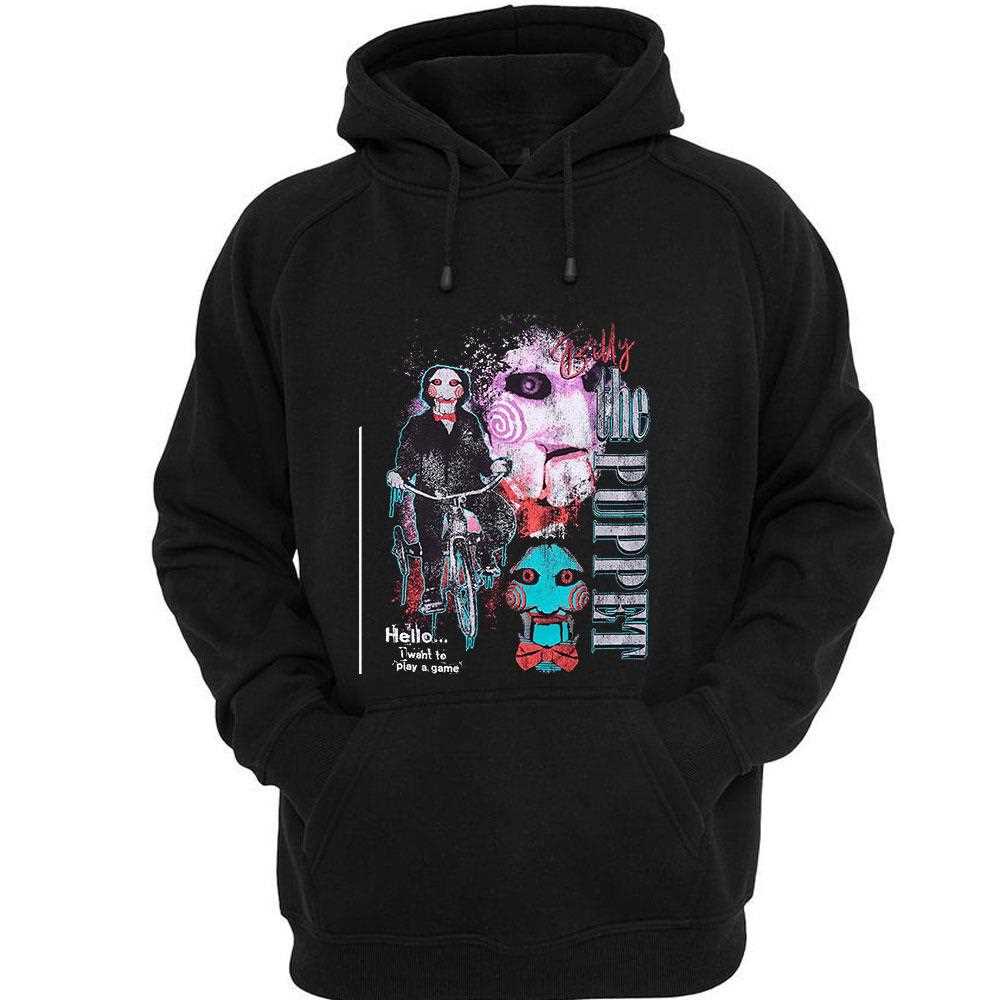 Saw Billy The Puppet Collage T-shirt Saw Billy The Puppet Collage T-shirt