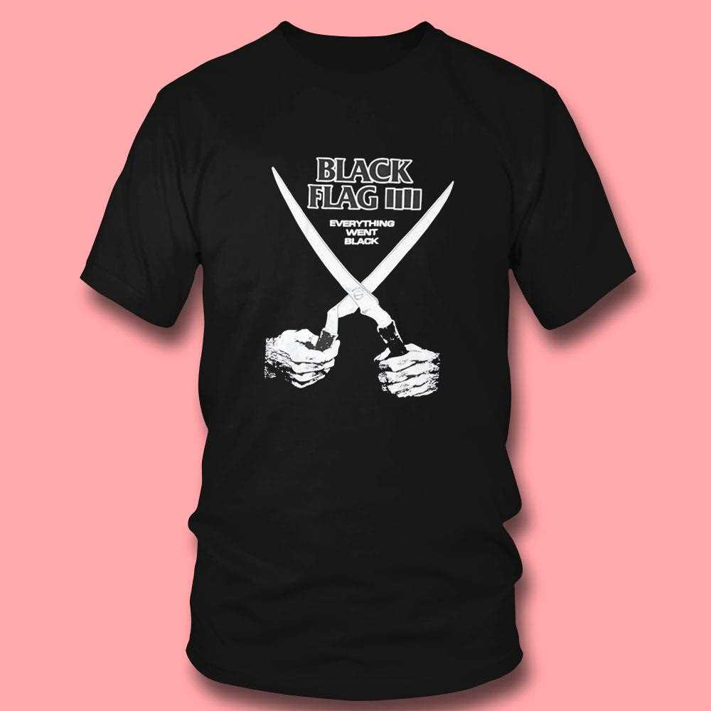 Black Flag Everything Went Black Tee Black Flag Everything Went Black Tee