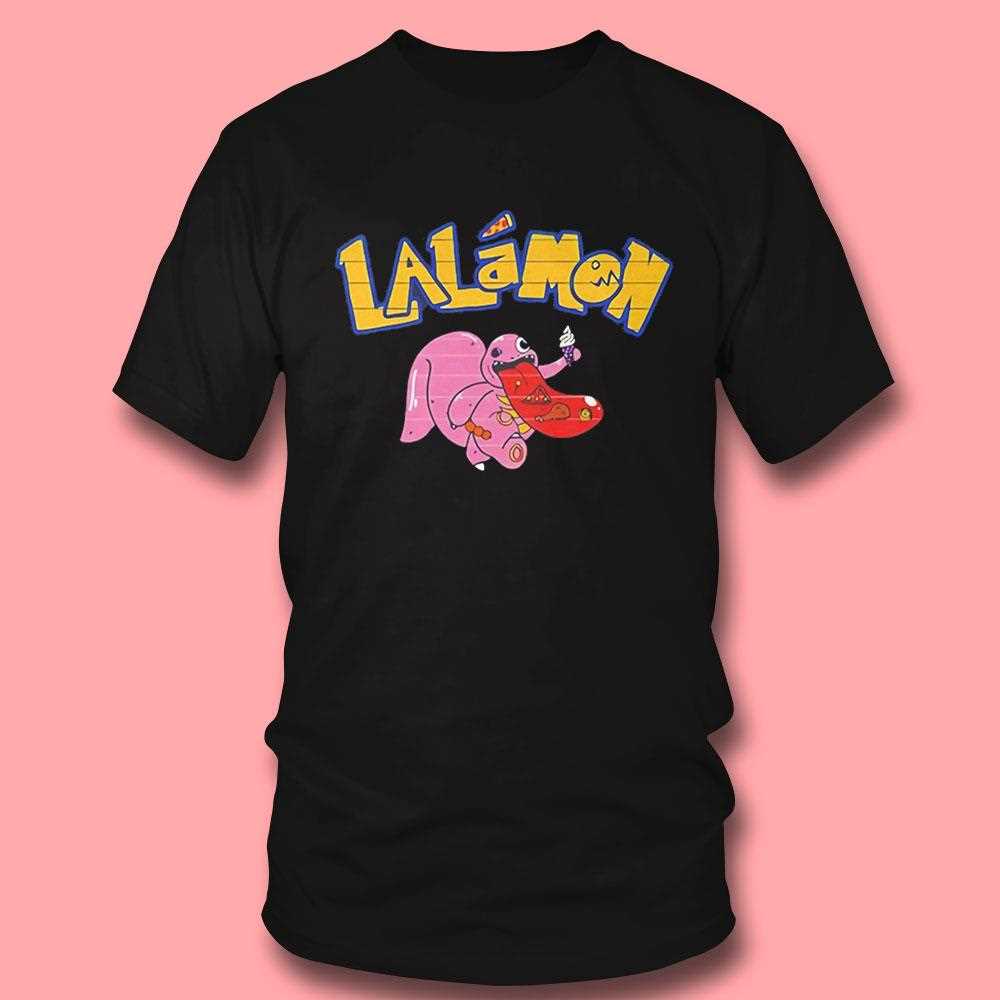 Lalamon Pokemon Cartoon Tee Lalamon Pokemon Cartoon Tee