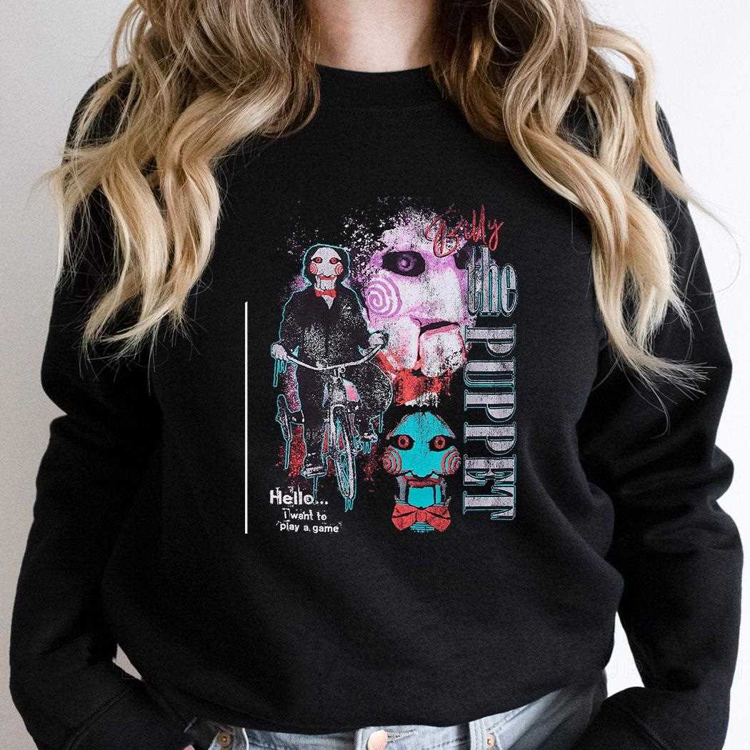 Saw Billy The Puppet Collage T-shirt Saw Billy The Puppet Collage T-shirt