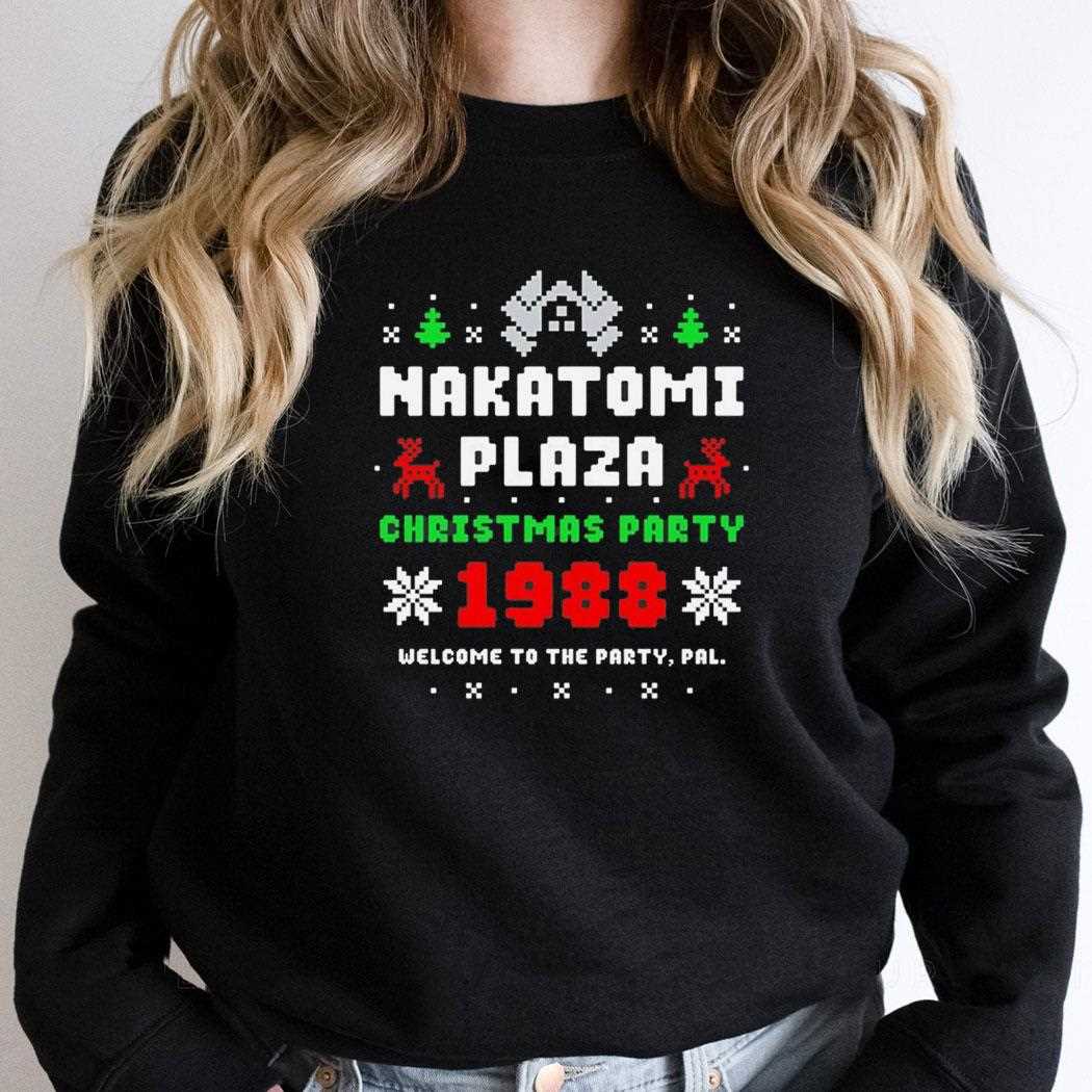 Top Nakatomi Plaza Christmas Party 1988 Shirt Top Nakatomi Plaza Christmas Party 1988 Shirt