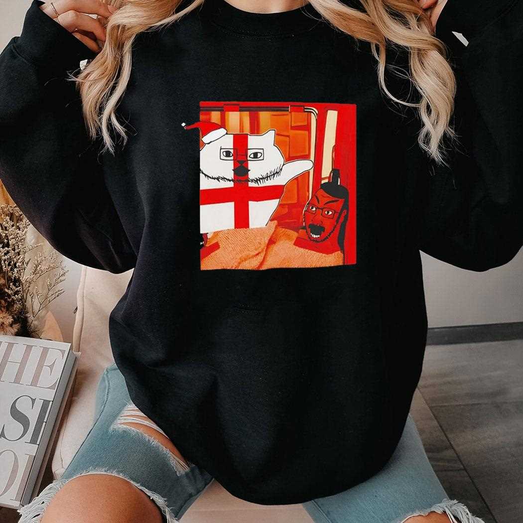 Cal Clear Them Out Cat Christmas Tee Cal Clear Them Out Cat Christmas Tee