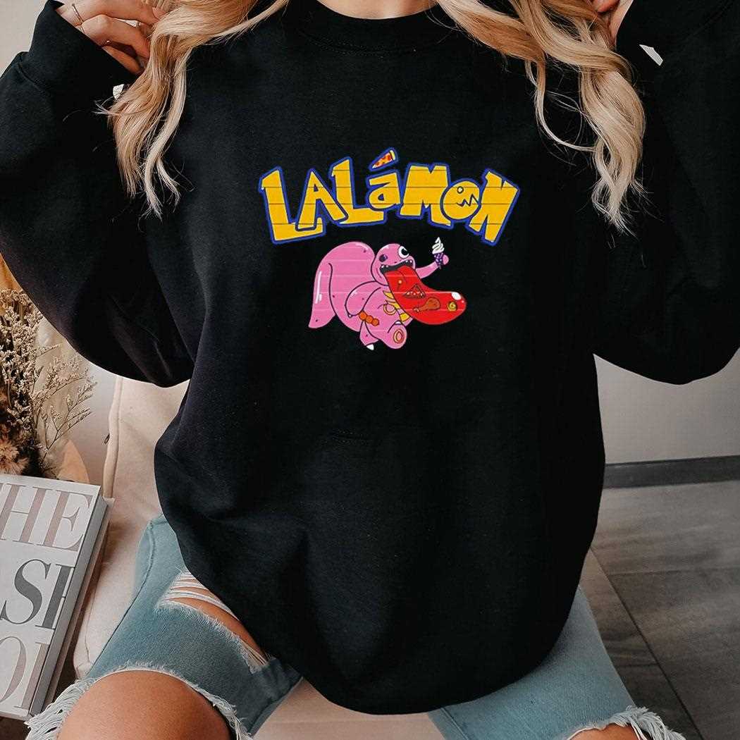 Lalamon Pokemon Cartoon Tee Lalamon Pokemon Cartoon Tee