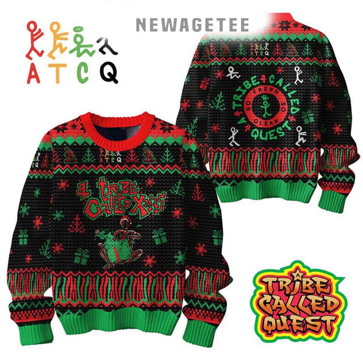 A Tribe Called Quest 2024 Be Merry Christmas Ugly Sweater