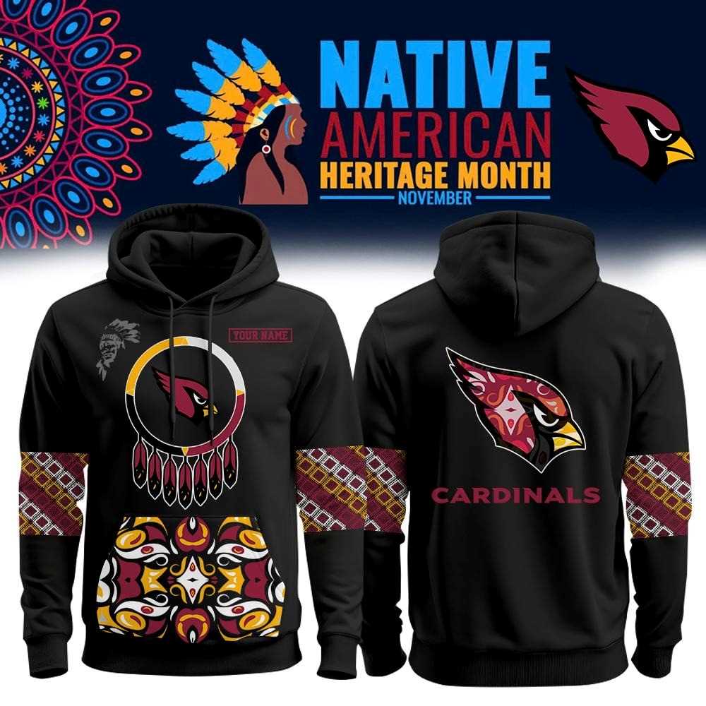 Arizona Cardinals Native American Heritage Month Hoodie Arizona Cardinals Native American Heritage Month Hoodie