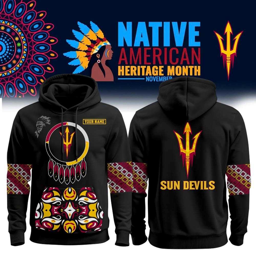 Arizona State Sun Devils Native American Heritage Month Hoodie Arizona State Sun Devils Native American Heritage Month Hoodie