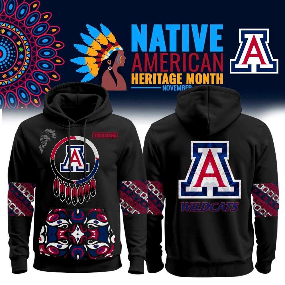 Arizona Wildcats Native American Heritage Month Hoodie Arizona Wildcats Native American Heritage Month Hoodie