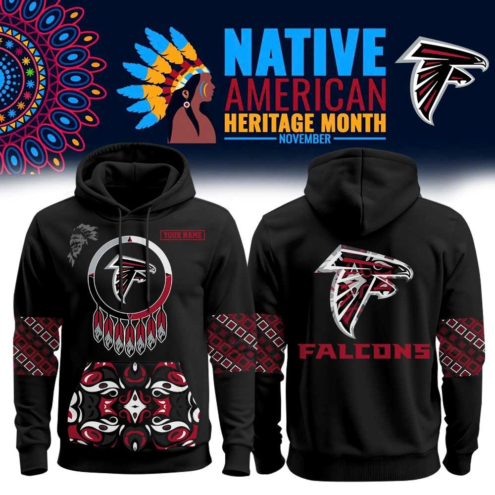 Atlanta Falcons Native American Heritage Month Hoodie Atlanta Falcons Native American Heritage Month Hoodie