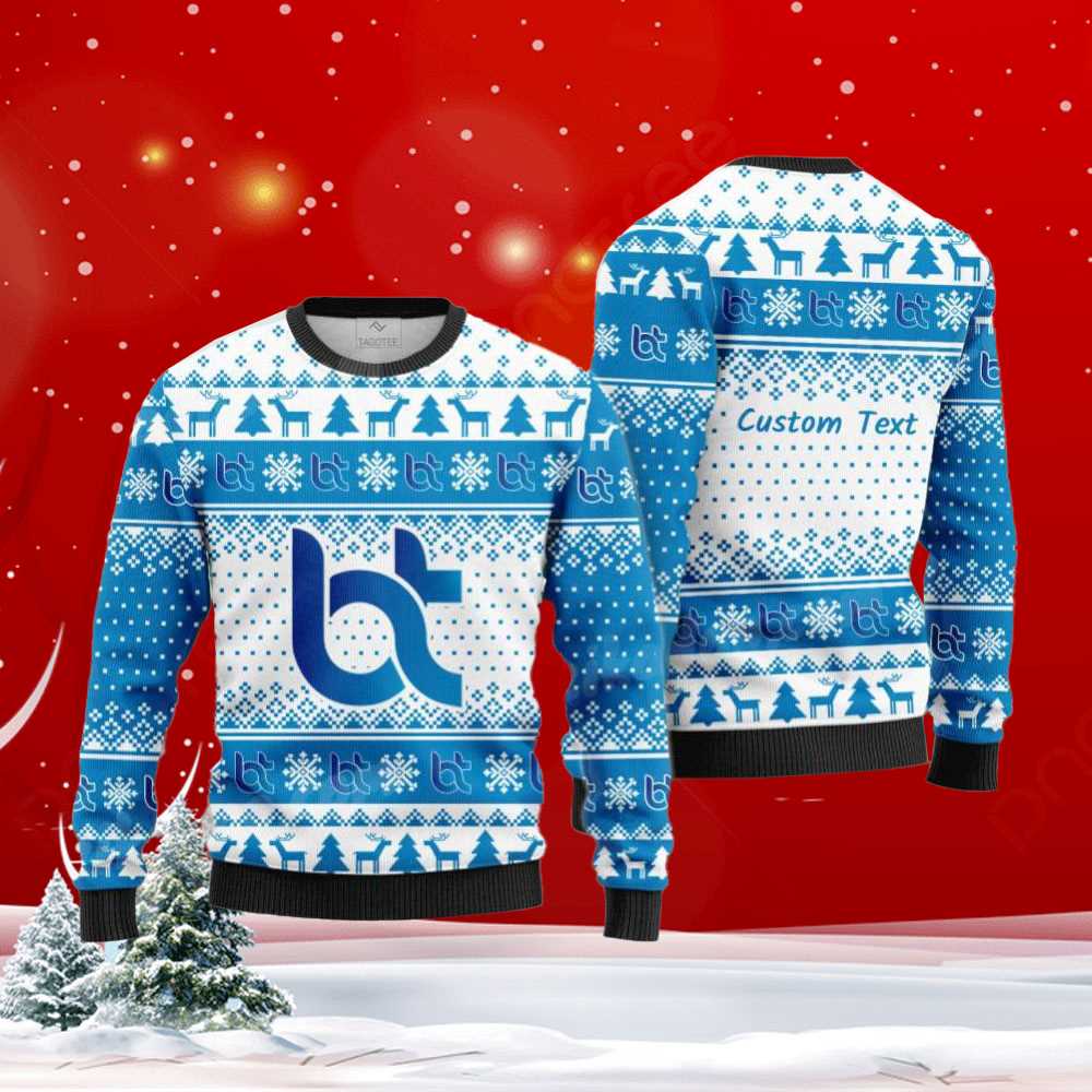 Bioxcel Therapeutics Inc Logo Ugly Christmas Sweater Bioxcel Therapeutics Inc Logo Ugly Christmas Sweater