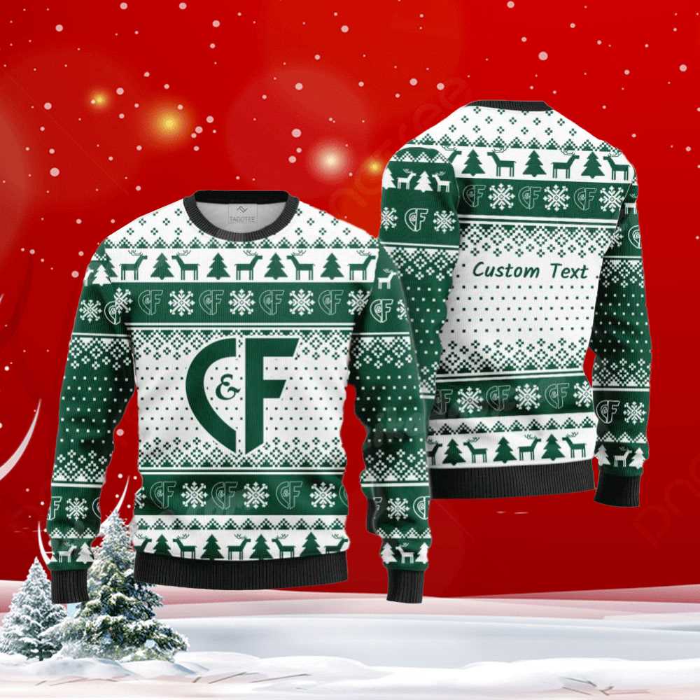 C&f Financial Corporation Xmas Holiday Ugly Christmas Sweater C&f Financial Corporation Xmas Holiday Ugly Christmas Sweater