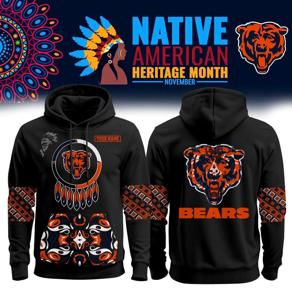 Chicago Bears Native American Heritage Month Hoodie