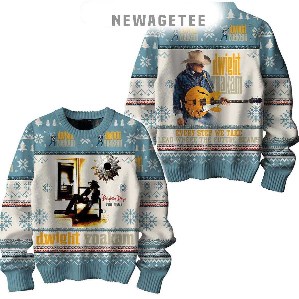 Dwight Yoakam Every Step We Take Lead Where The Future Beams Ugly Sweater