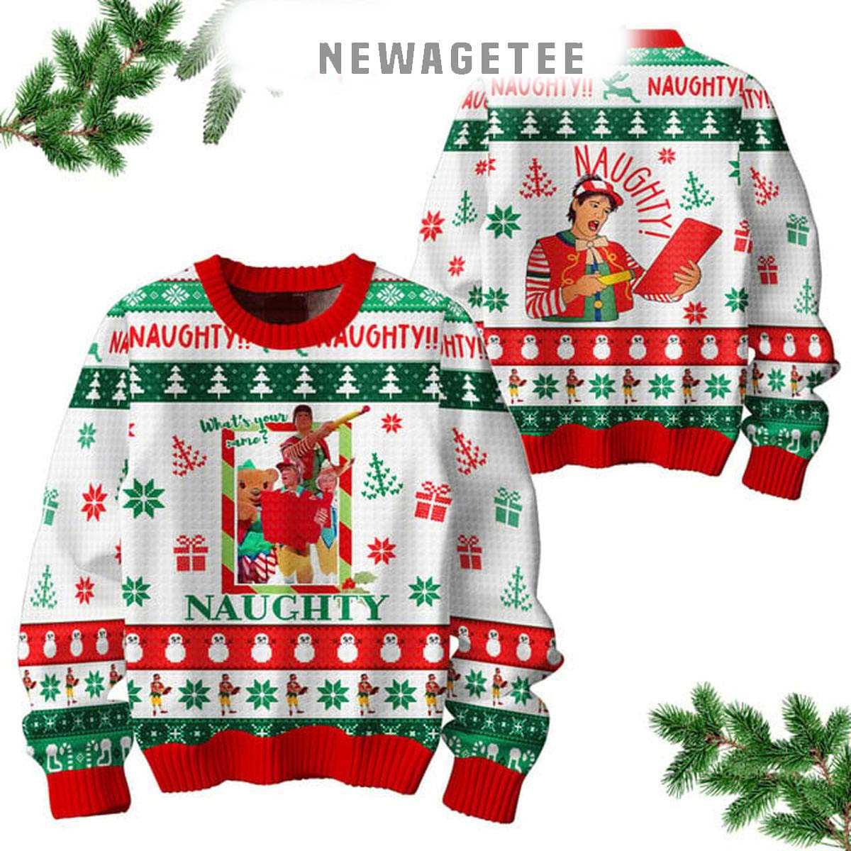 Elf Dont Be Cotton Headed Ninny Muggins Christmas 2024 Ugly Sweater