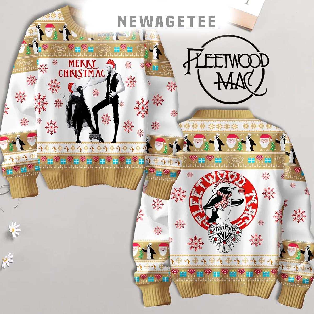 Fleetwood Mac Merry Princemas X Mas Celebration 2025 Ugly Christmas Sweater Fleetwood Mac Merry Princemas X Mas Celebration 2025 Ugly Christmas Sweater
