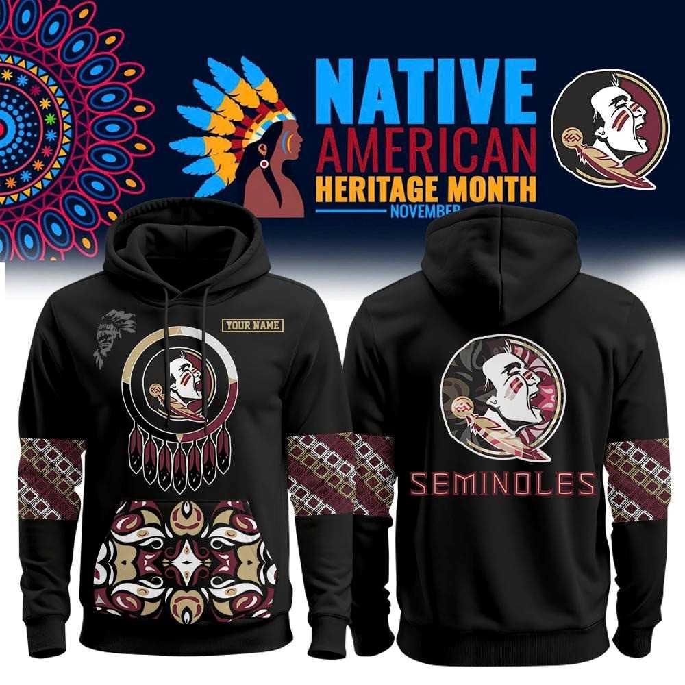 Florida State Seminoles Native American Heritage Month Hoodie