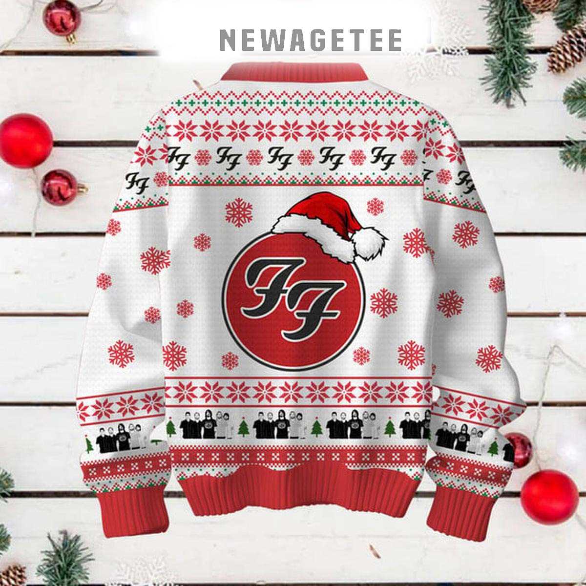 Foo Fighter Have A Great Foo King 2025 Ugly Christmas Sweater Foo Fighter Have A Great Foo King 2025 Ugly Christmas Sweater