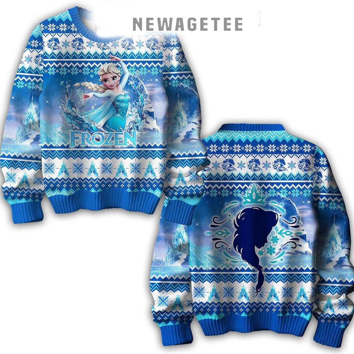 Frozen Let It Snow Let It Go Christmas 2025 Ugly Christmas Sweater