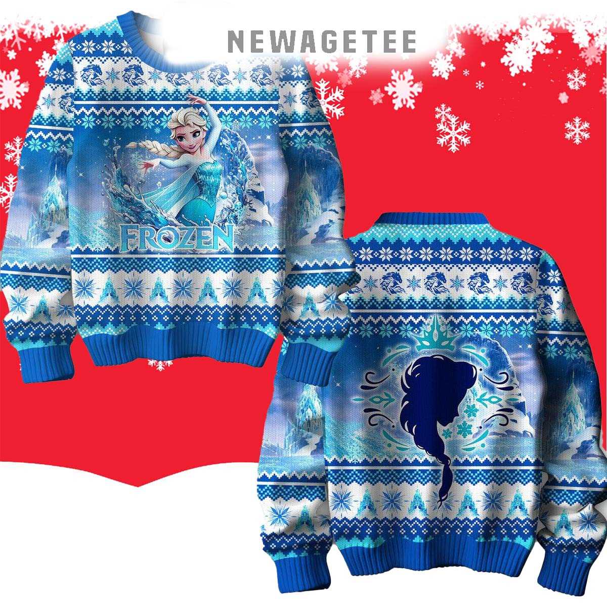 Frozen Let It Snow Let It Go Christmas 2025 Ugly Christmas Sweater Frozen Let It Snow Let It Go Christmas 2025 Ugly Christmas Sweater