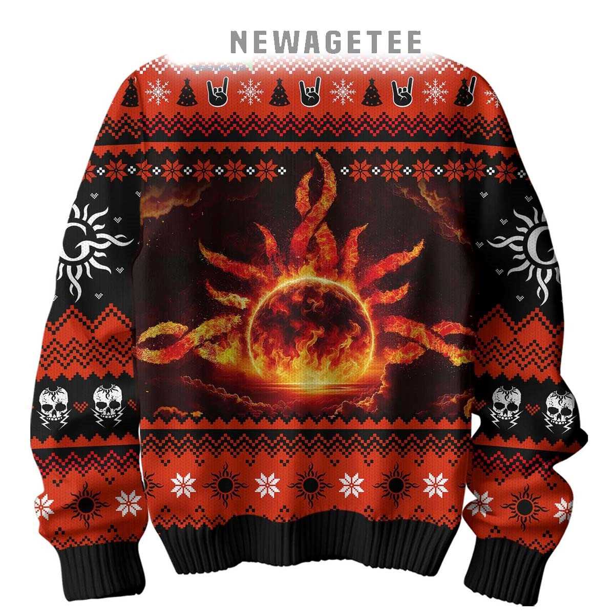 Godsmack Rock Metal Band 2025 Ugly Christmas Sweater Godsmack Rock Metal Band 2025 Ugly Christmas Sweater