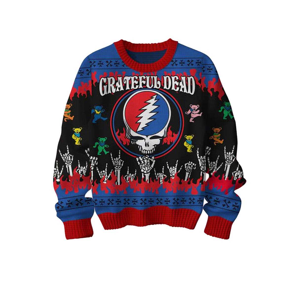 Grateful Dead Christmas Be Merry 2025 Ugly Christmas Sweater Grateful Dead Christmas Be Merry 2025 Ugly Christmas Sweater