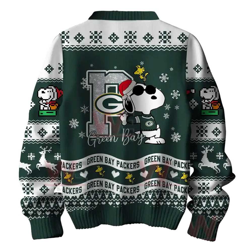 Kansas City Chiefs Snoopy Woodstock Puffer Jacket Ugly Christmas Sweater Kansas City Chiefs Snoopy Woodstock Puffer Jacket Ugly Christmas Sweater