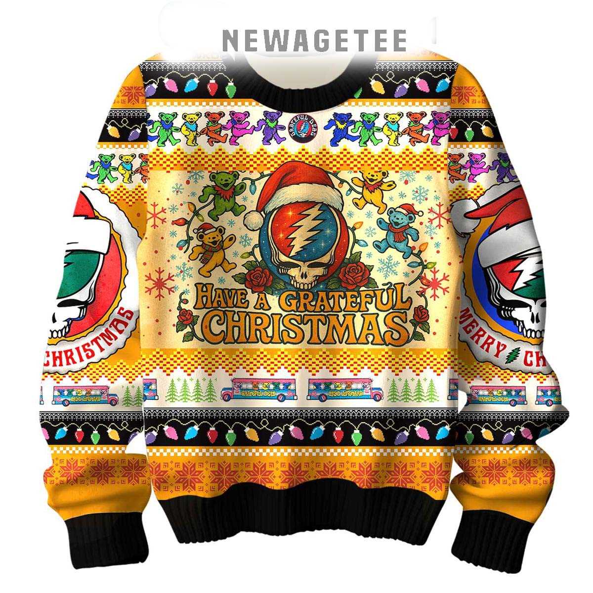 Have A Grateful Christmas Ugly Sweater Have A Grateful Christmas Ugly Sweater