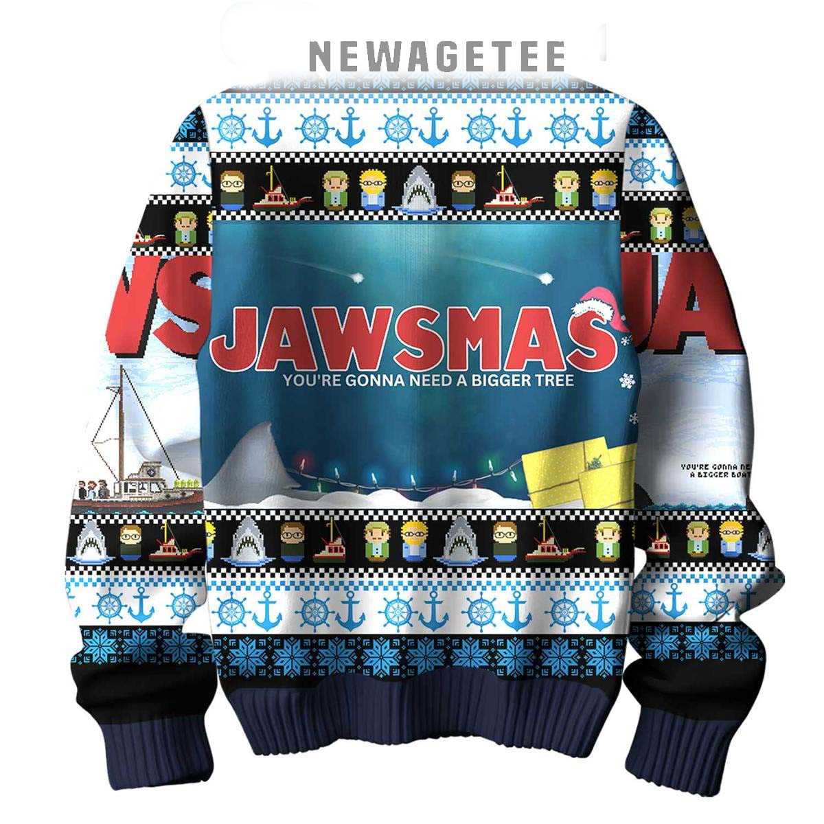 Jaws Christmas Holiday Ugly Sweater Jaws Christmas Holiday Ugly Sweater