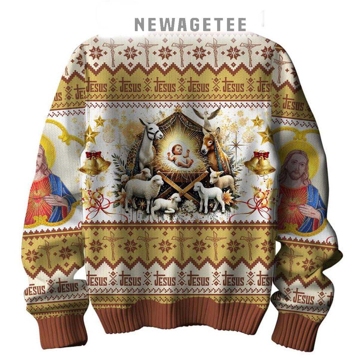 Jesus Merry Christmas Is Full Of Faith 2025 Ugly Christmas Sweater Jesus Merry Christmas Is Full Of Faith 2025 Ugly Christmas Sweater