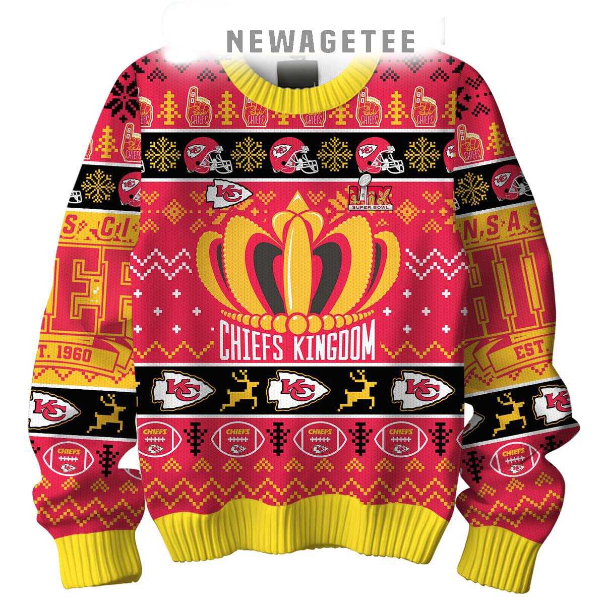 Kansas City Chiefs Kingdom Super Bowl Champions Ugly Sweater Kansas City Chiefs Kingdom Super Bowl Champions Ugly Sweater