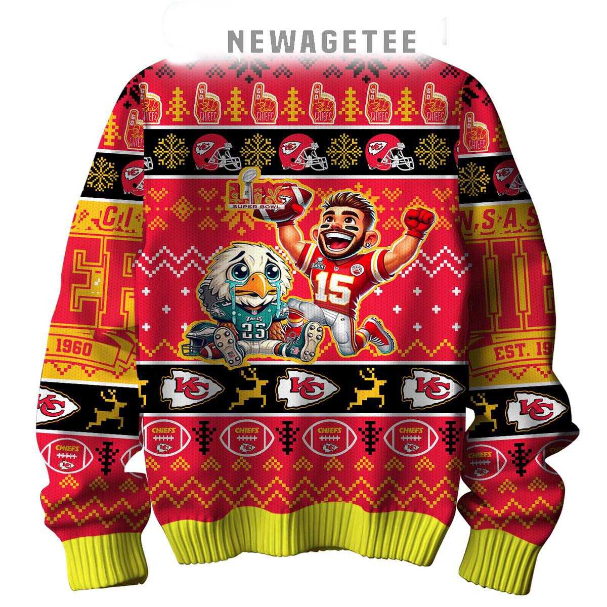 Kansas City Chiefs Kingdom Super Bowl Champions Ugly Sweater Kansas City Chiefs Kingdom Super Bowl Champions Ugly Sweater