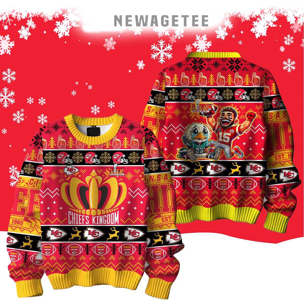 Kansas City Chiefs Kingdom Super Bowl Champions Ugly Sweater Kansas City Chiefs Kingdom Super Bowl Champions Ugly Sweater