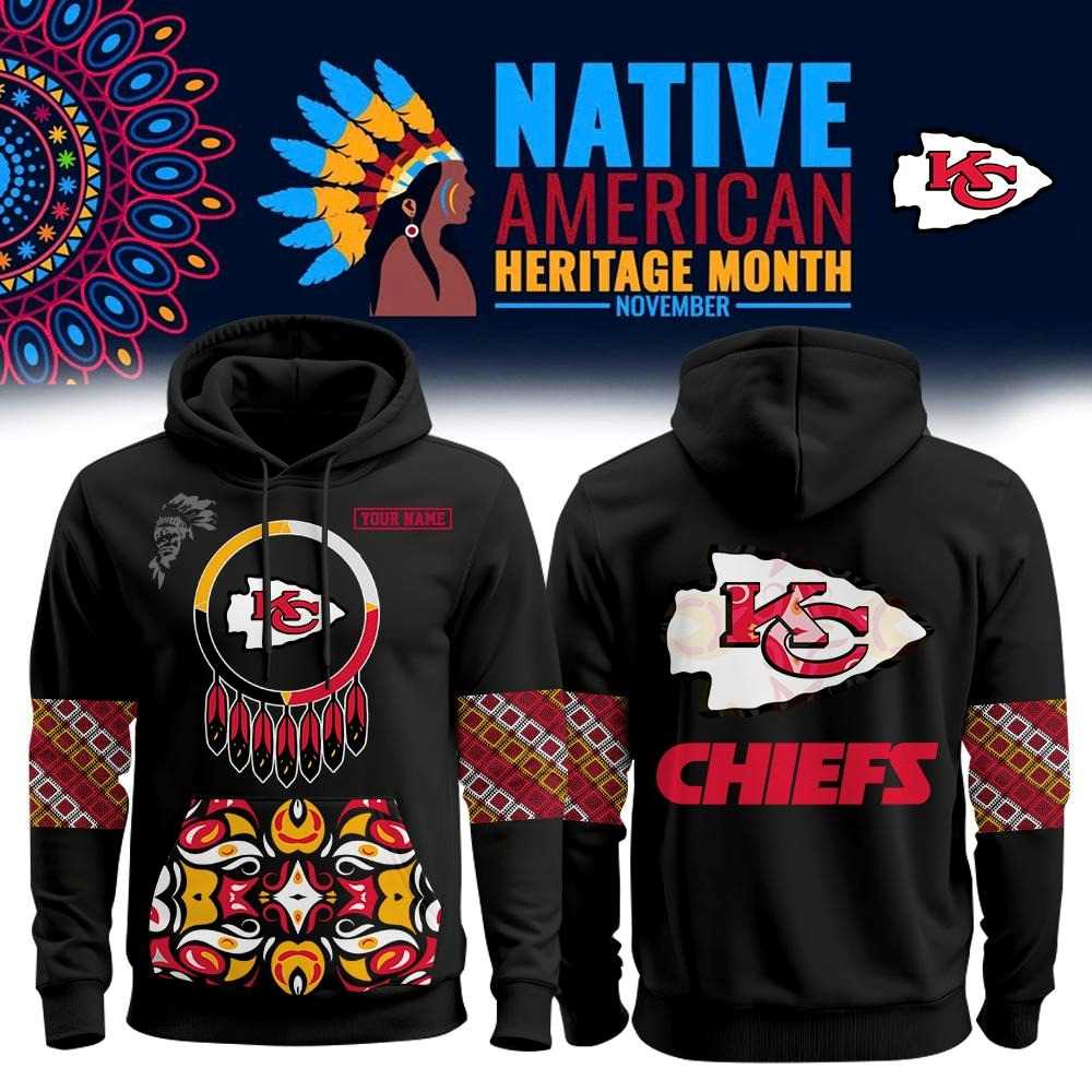 Kansas City Chiefs Native American Heritage Month Hoodie