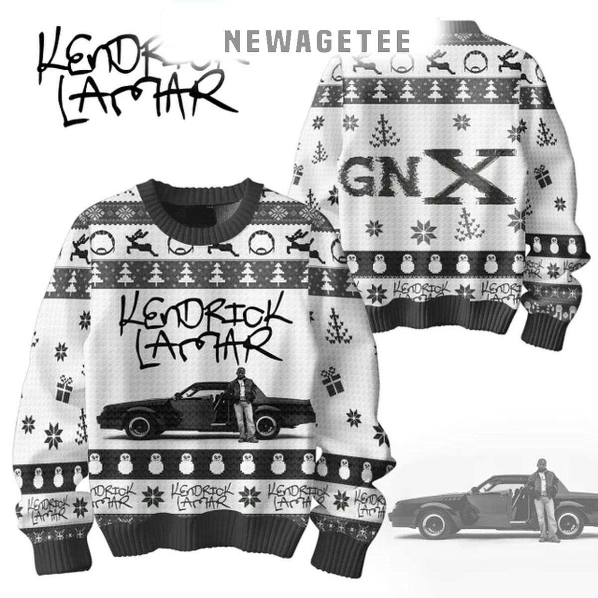 Kendrick Lamar Gnx Not Like Us In 2024 Christmas Ugly Sweater Kendrick Lamar Gnx Not Like Us In 2024 Christmas Ugly Sweater